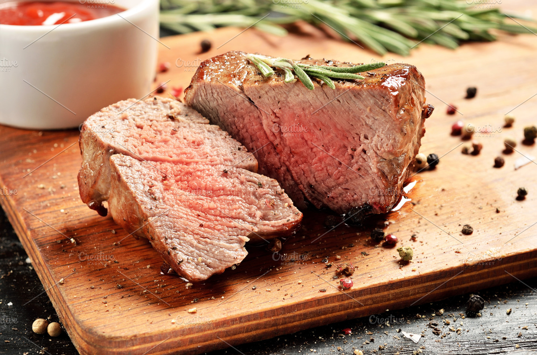 Prime Black Angus Filet mignon steak, a Food & Drink Photo by Food Stock