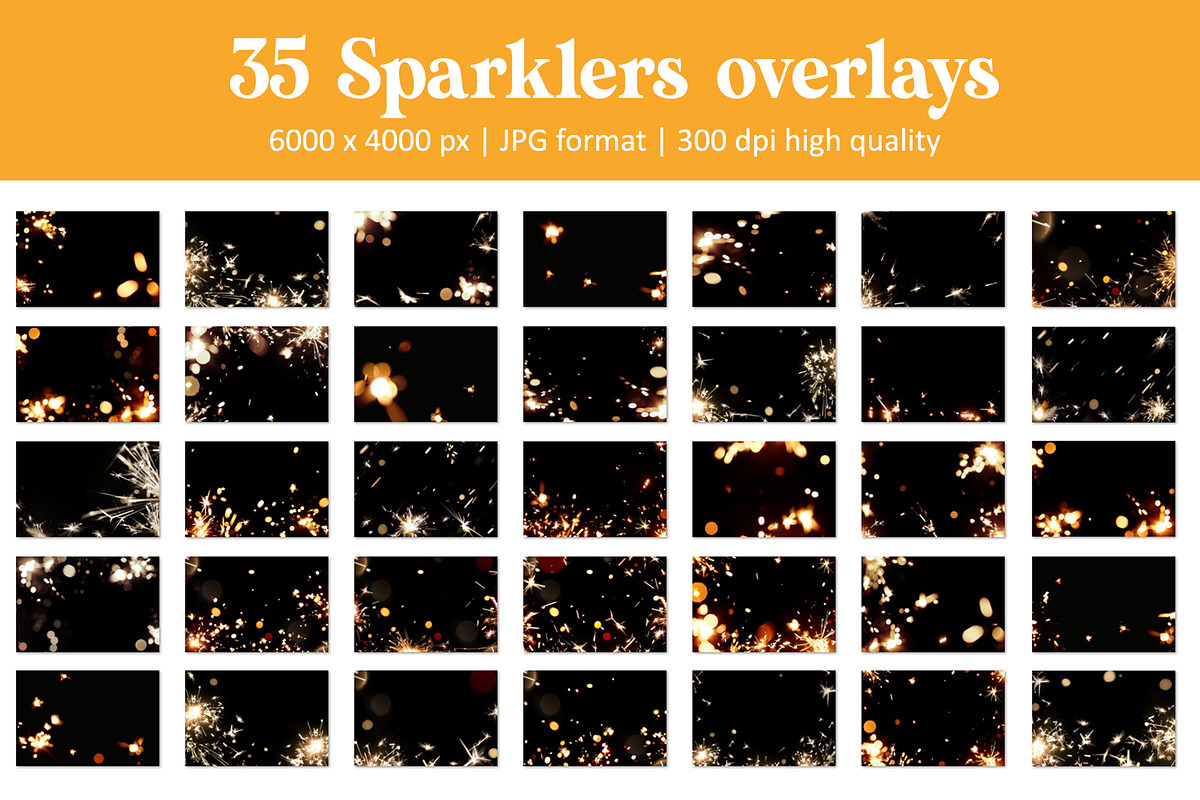 Sparkler Overlays, an Object Graphic by DreamyOverlay (Photo 4 of 4)