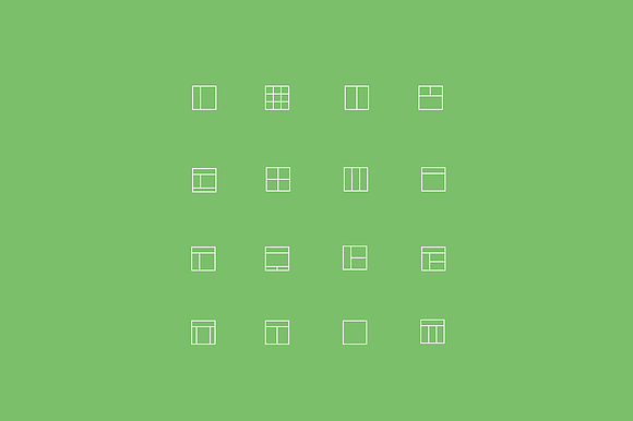 16 Website Layout Icons