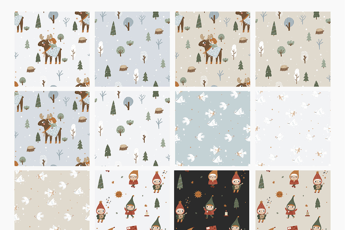 Winter fairy tale - kids collection, a Seasonal Illustration by avdnadi (Photo 11 of 13)