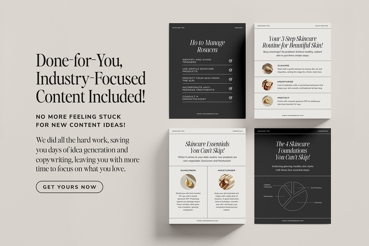 Skincare Instagram Templates, a Social Media Template by Studio Loire (Photo 9 of 13)