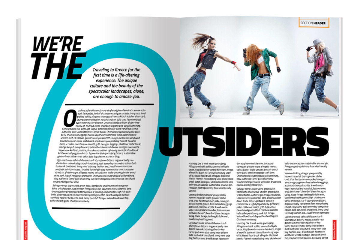 Indesign Magazine Template, a Magazine Template by Red Cactus Creative (Photo 19 of 23)