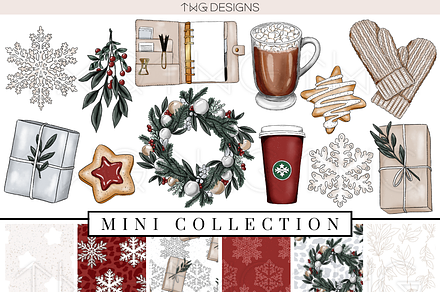 Holiday Clip Art & Paper Bundle