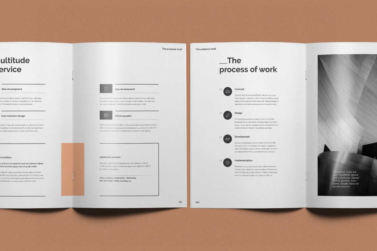Proposal, a Brochure Template by ThemeDevisers (Photo 4 of 7)