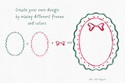 Christmas Frames.Hand-Drawn Borders., an Object Graphic by Solo Art Original (Thumbnail 5 of 9)