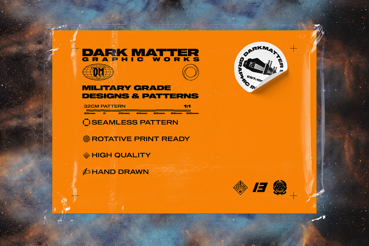 6x Space seamless pattern bundle, a Pattern Graphic by darkmatter_graphicworks (Photo 15 of 18)
