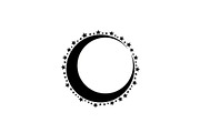 Crescent Moon Round Frame Bundle, an Illustration by Creativeshirt (Thumbnail 15 of 31)