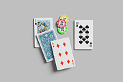Poker Card Mockup, a Merchandise Mockup by ianmikraz (Thumbnail 5 of 5)