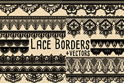 Vector Lace Border Clipart Lace, an Object Graphic by Paper Element (Thumbnail 2 of 3)