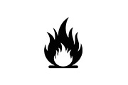 Minimal Flame Fire Icon Bundle, an Icon by Artivon (Thumbnail 2 of 10)