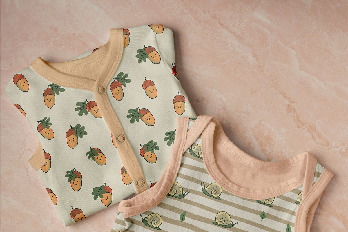 Baby textile prints collection, a Pattern Graphic by GooseFrol (Photo 5 of 33)
