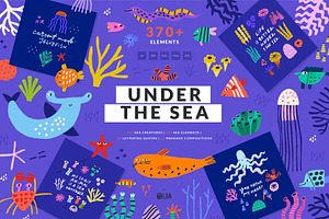 Under The Sea | 100% hand drawn, an Animal Illustration by Olia
