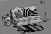 6 sofas set 3d model, a Furniture 3D Model by 3dmitruk (Thumbnail 12 of 70)