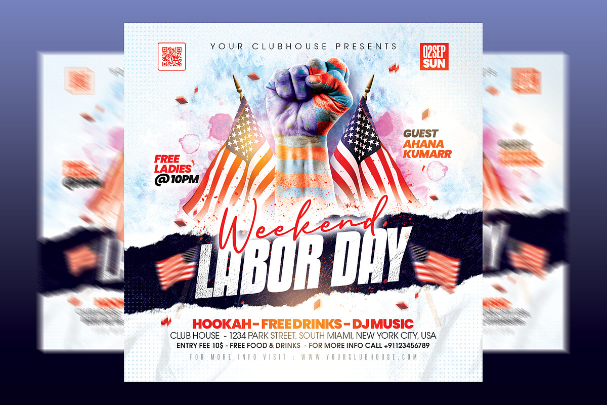 Labor Day Flyer, a Templates & Theme by MithilaCreation (Photo 2 of 12)