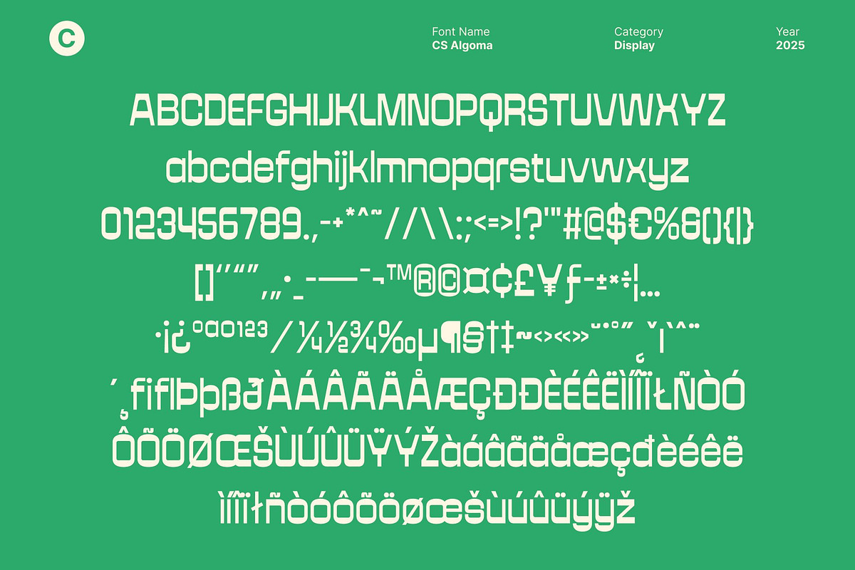 CS Algoma – Reverse Contrast Font, a Sans Serif Font by Craft Supply Co. (Photo 7 of 8)