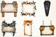 Halloween Spooky Signs Clipart, an Illustration by Rose Art (Thumbnail 3 of 3)