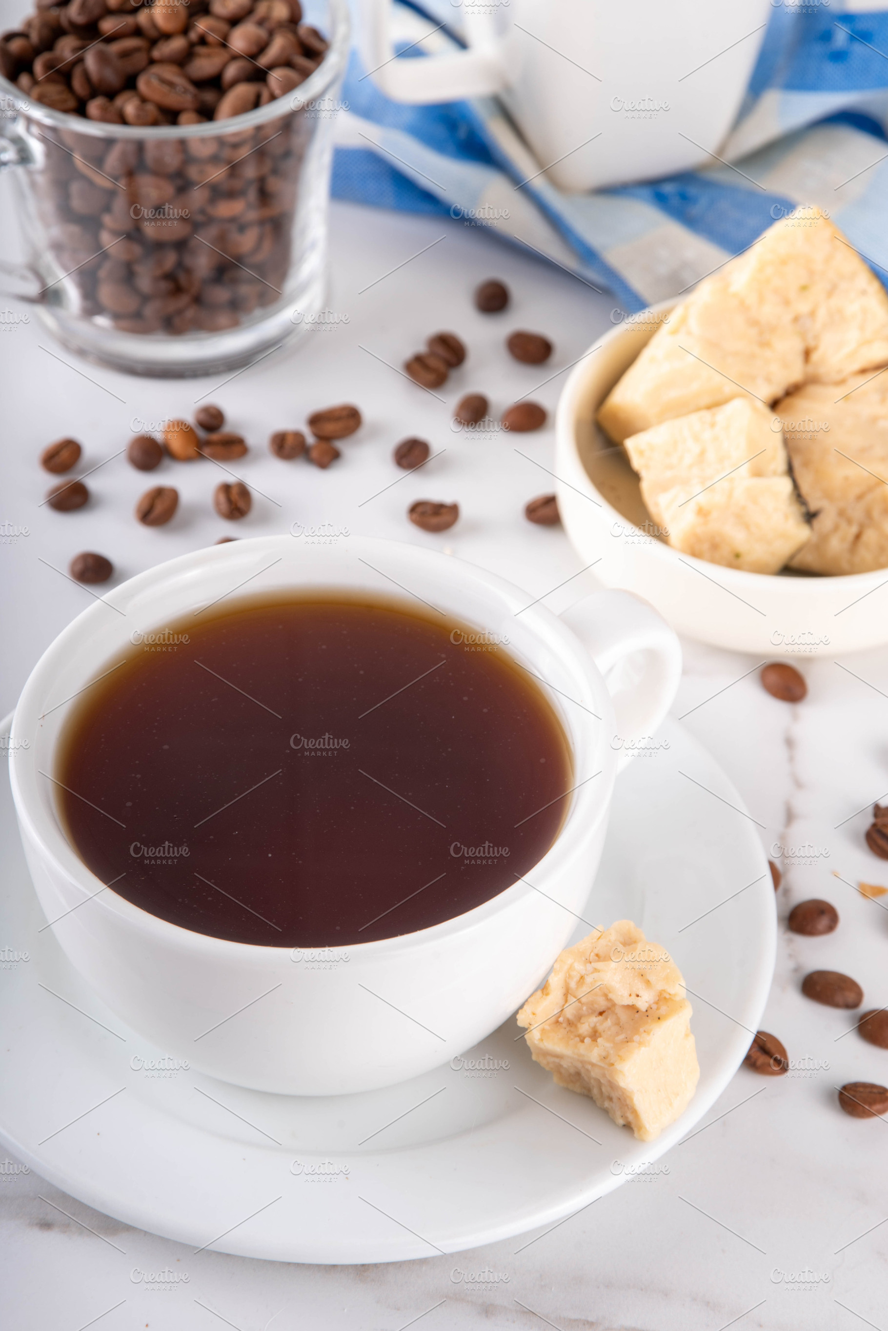 Cheese coffee Kaffeost, traditional Scandinavian drink with drie, a Food & Drink Photo by Rimma