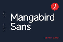 Mangabird San Serif Family Font