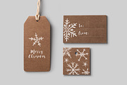 Watercolor snowflakes brushes (PS), a Brush Add-On by Little Bean (Thumbnail 3 of 7)