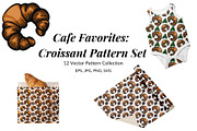 Cafe Favorites: Croissant Patterns, a Pattern Graphic by Elatedowl (Thumbnail 1 of 11)
