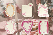 Hand Cut Paper Frames & Cards, an Object Graphic by divanovskaya_nv (Thumbnail 7 of 14)