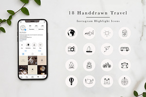 Travel Highlight Icons for Instagram