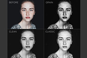 Black and white portrait presets, an Action Add-On by GDR Design (Thumbnail 2 of 5)