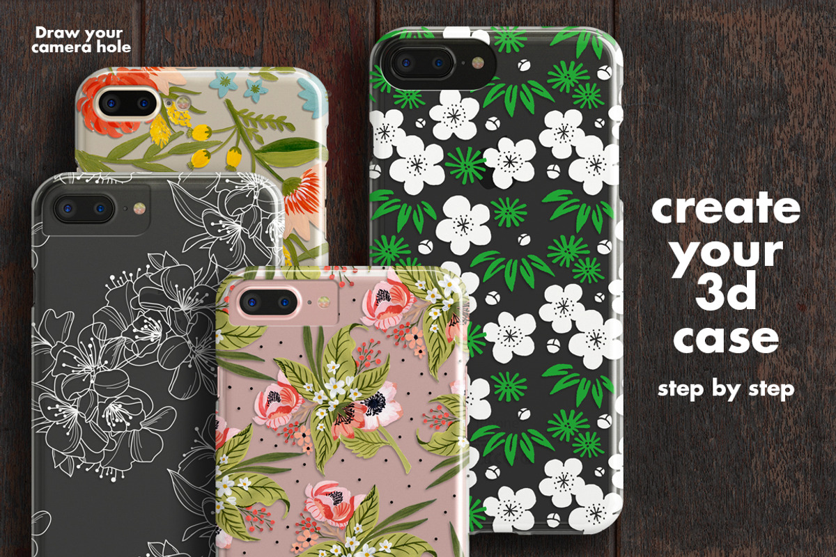 Iphone 7 Plus Case Creator, a Product Mockup by Colatudo Store (Photo 3 of 5)