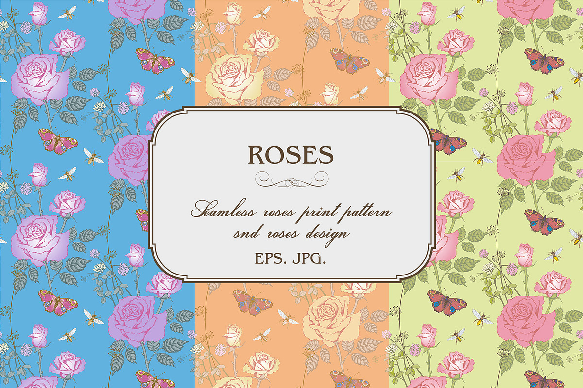 Design of roses, a Pattern Graphic by Designs by Helen Trupak (Photo 3 of 5)