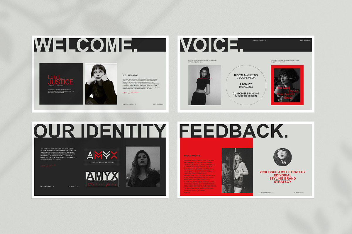 AMYX | Brand Strategy Template, a Presentation Template by Creatiya Type (Photo 10 of 11)