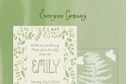 Greenery & Ferns PNG Illustrations, a Decorative Illustration by whiteheartdesign (Thumbnail 8 of 19)