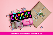 Neon Thank You Card - Edit in Canva, a Business Card Template by SunshineStudioBoutique (Thumbnail 5 of 10)