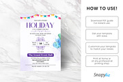 Holiday Party Invitation Canva Temp, an Invitation Template by Snapybiz (Thumbnail 2 of 10)