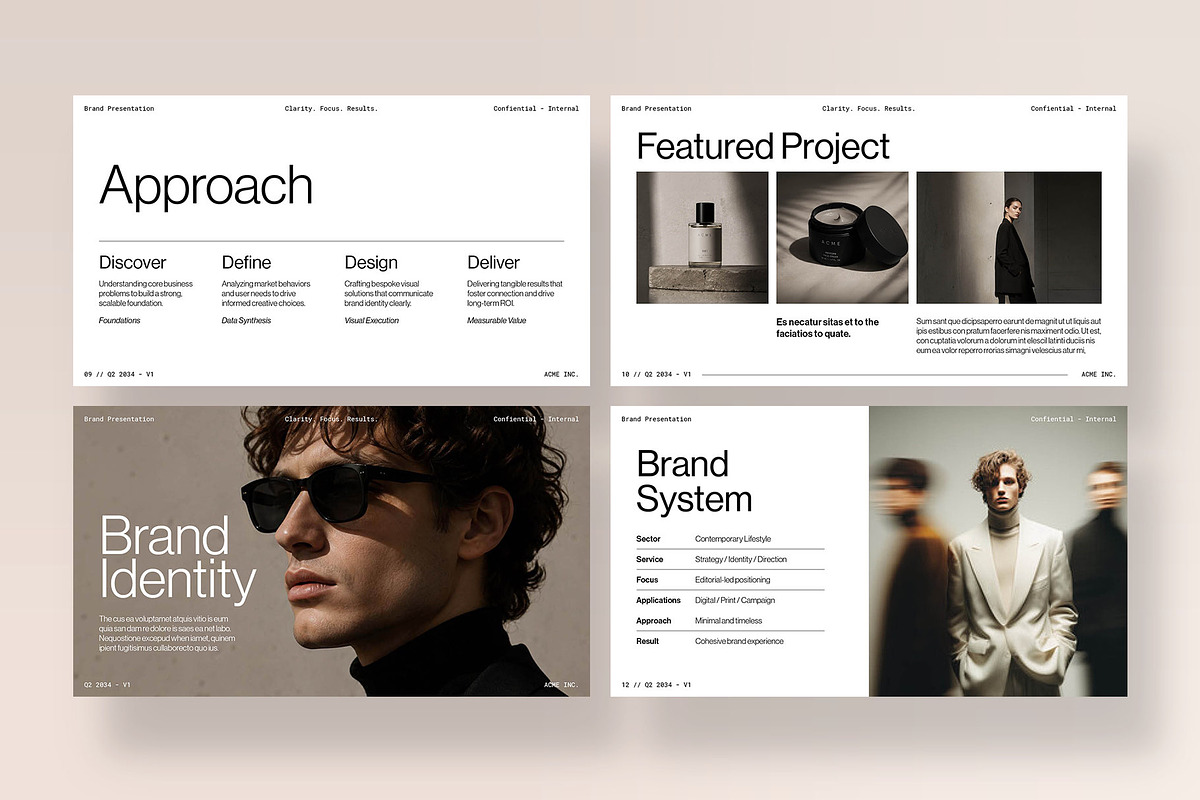 Minimalist Presentation Template, a Presentation Template by BrandPacks (Photo 4 of 7)