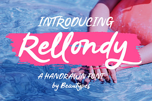 Rellondy | Standout handwritten font