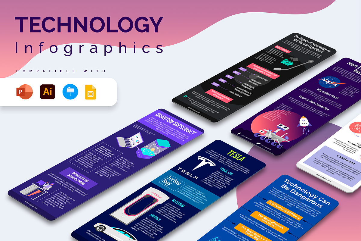 Technology Infographics Template, a Presentation Template by Slidesmash