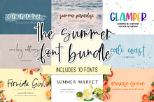 Summer Font Bundle