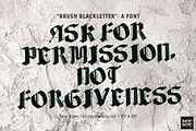 Brush Blackletter - Hand Drawn Font, a Blackletter Font by CC CREATIVE CO (Thumbnail 7 of 9)