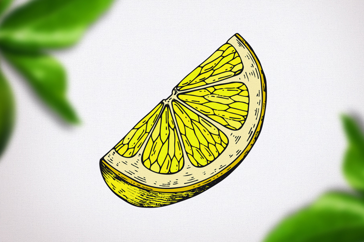 Lemons vector sketches, an Object Graphic by WalnutBird (Photo 5 of 6)