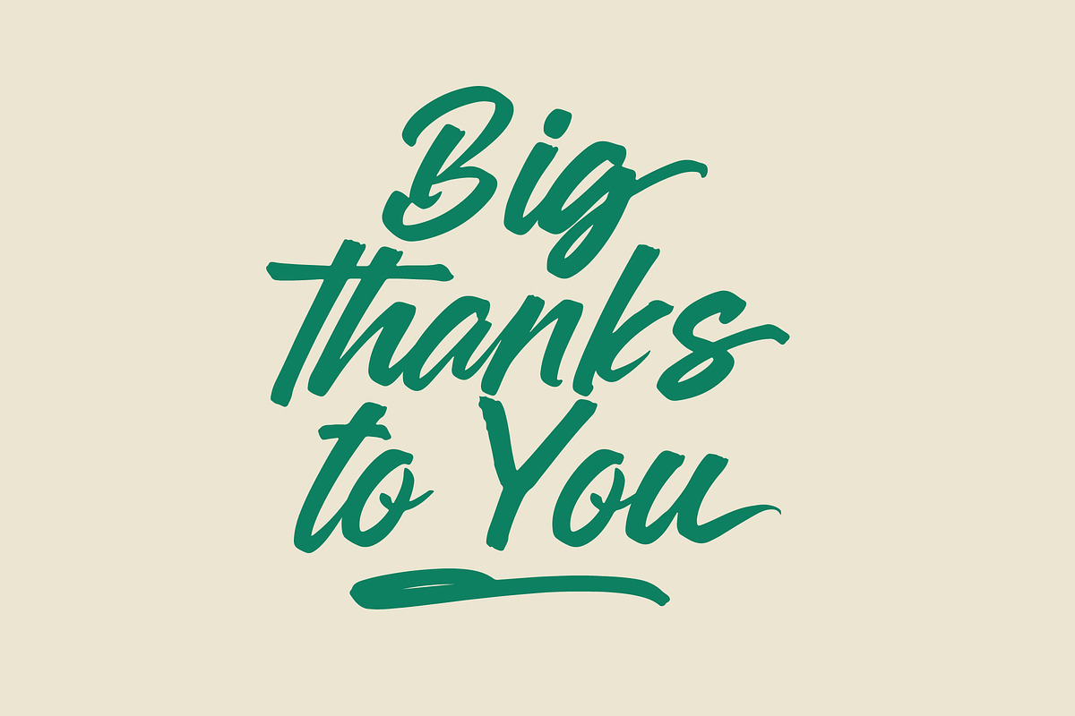 Sattyne Bregast Bold Brush Font Type, a Script Font by Letterena Studios Script (Photo 10 of 15)