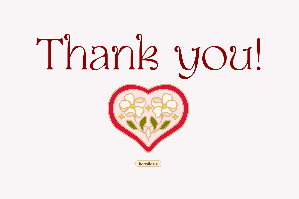 SENTIMENTAL Vintage Floral Logo Set, an Object Graphic by Artflorara (Photo 13 of 13)