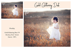 95 Gold Dust Overlays For PS