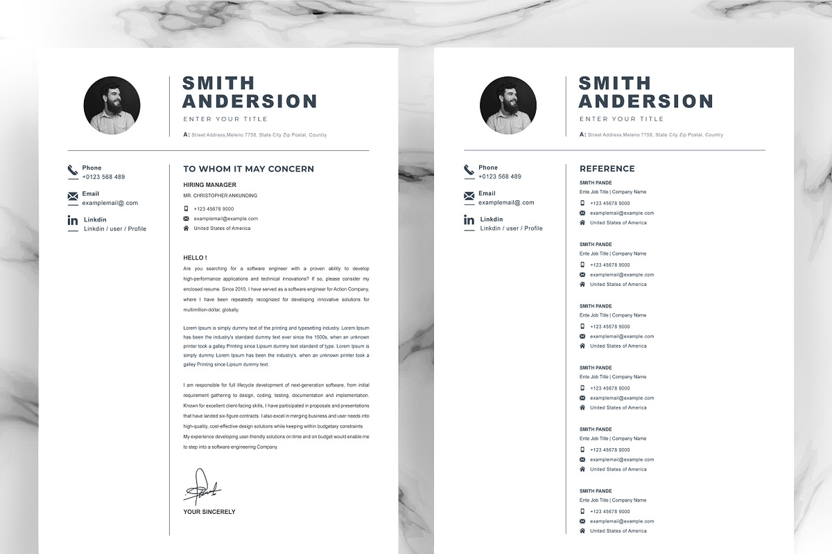 JOB WINNING RESUME - 50 TEMPLATES, a Resume Template by ResumeInventor (Photo 111 of 184)