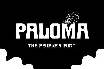 Paloma.otf, a Hank Makes Font, a Font by Hank Makes