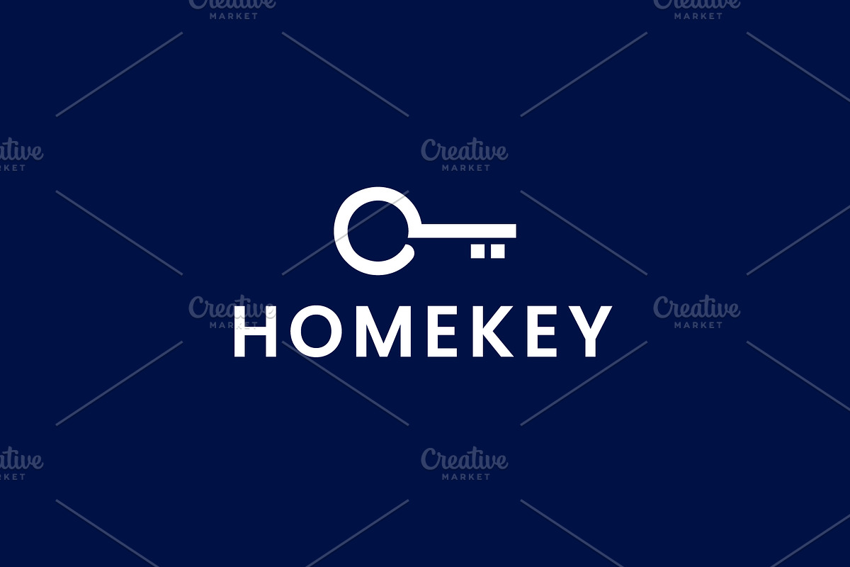 Home key logo illustration, a Branding & Logo Template by Dyn Studio