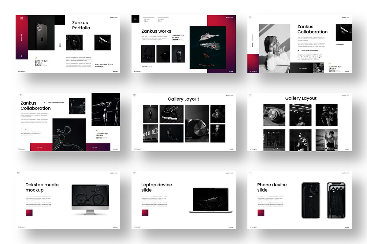 Zankus - Business Google Slide, a Presentation Template by Dens Creative Studio (Photo 4 of 6)