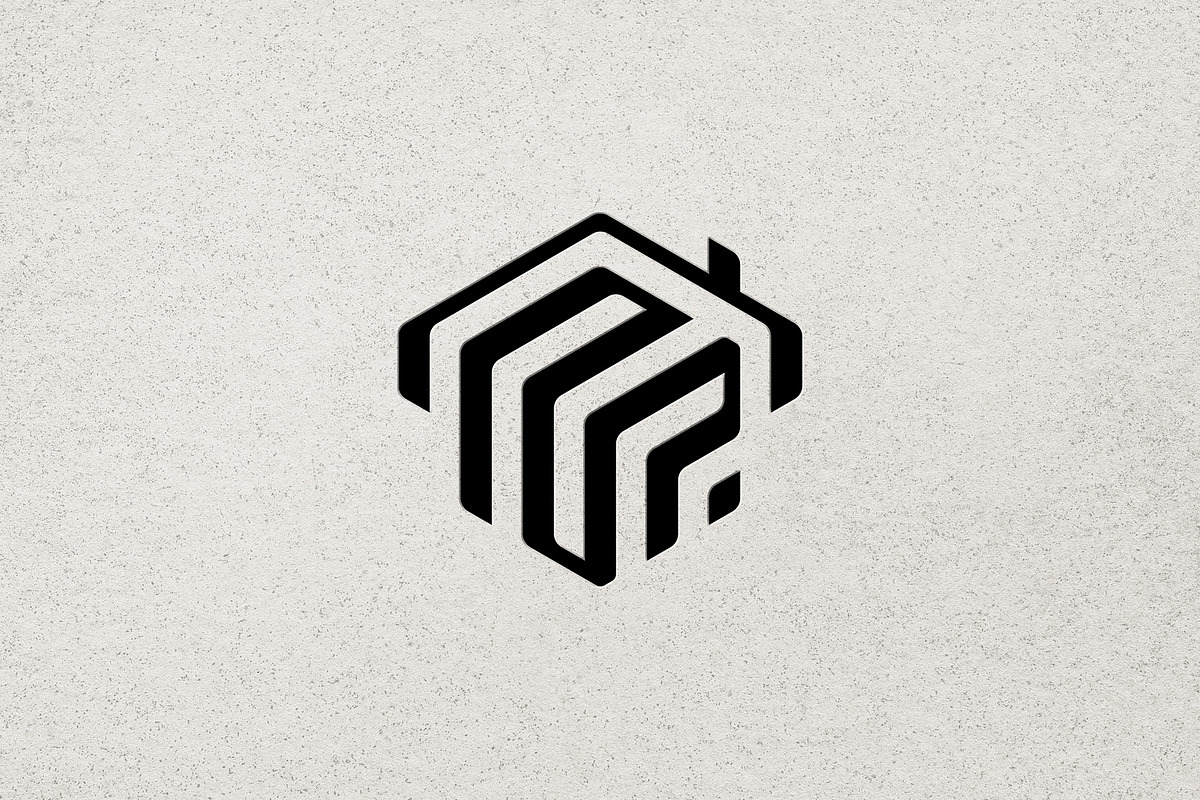Minimalist Initials NP Roofing Logo preview 4