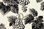 GYPSY GRAPES. Seamless Pack, a Texture Illustration by RefinedFantasyStudio (Thumbnail 5 of 9)