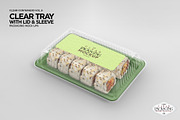 Clear Tray with Lid Packaging Mockup, a Packaging Mockup by INCDesign (Thumbnail 5 of 7)