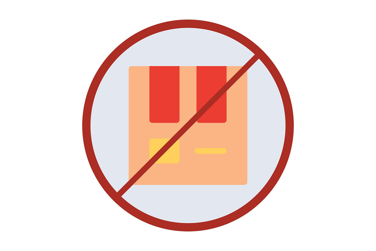 Out Of Stock Flat Icon, a Duotone Icon by Pexelpy (Photo 1 of 2)